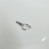 THIN HOOP raised by wolves with TEARDROP / シンフープピアス レイズド バイ ウルヴス ウィズティアドロップ