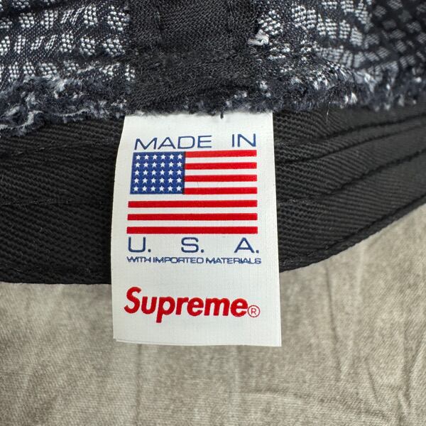 未使用】Supreme/シュプリーム【22AW】Camo Grid Velvet Crusher Hat