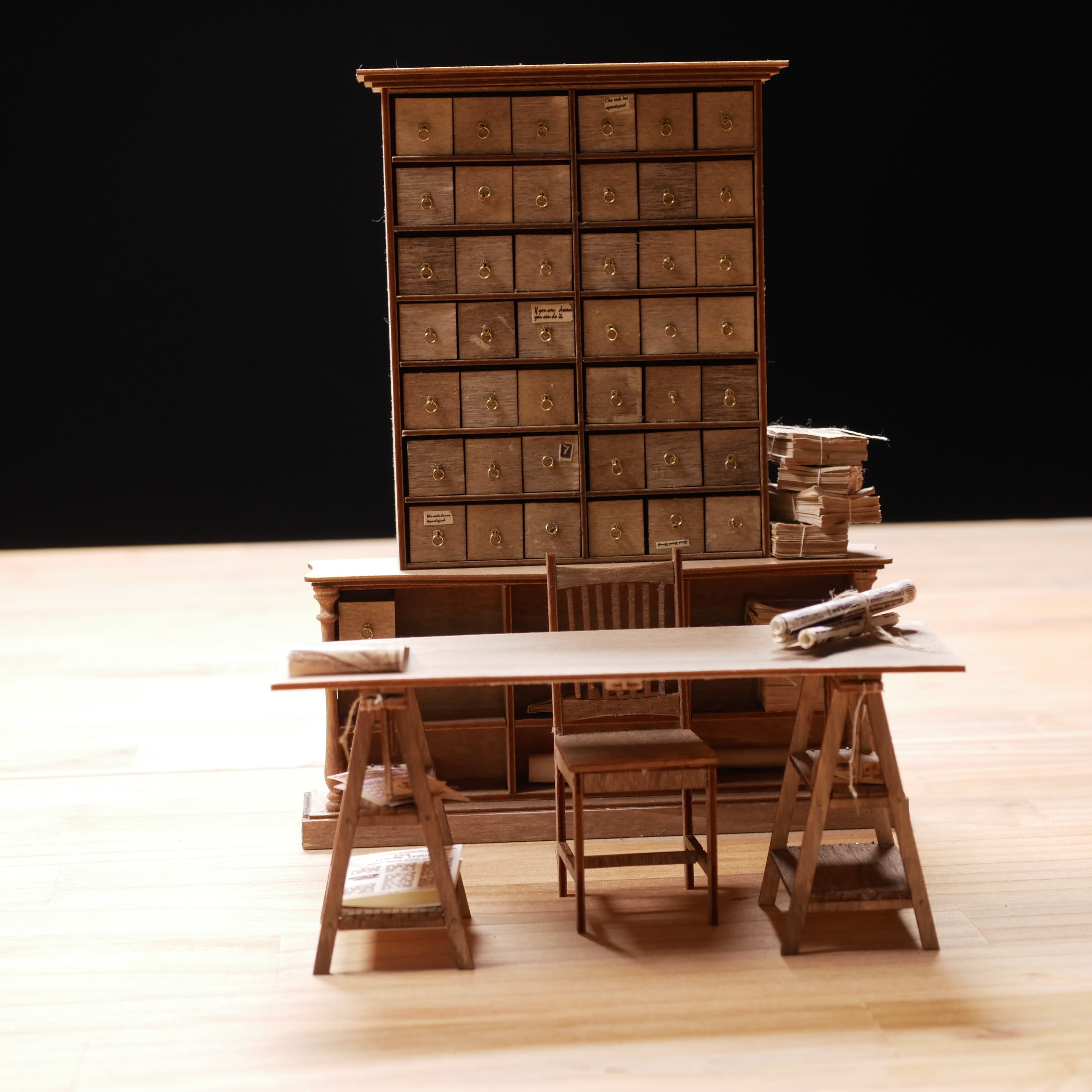 作業台 L031 ミニチュア ドールハウス 手作りキット miniature