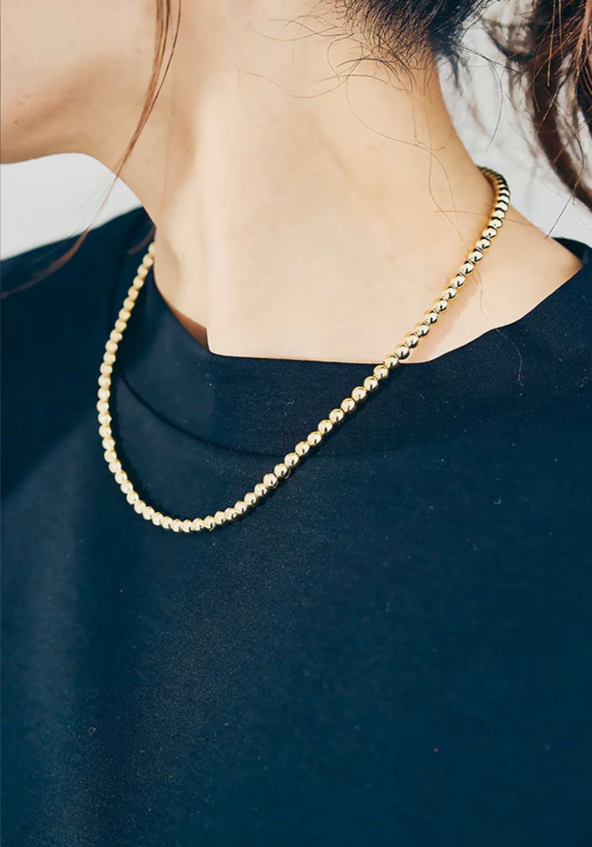 専用/anieca/チェーンネックレス GOLD/アニーカ ANIECA 】Ball Chain Necklace/ボール チェーン ネックレス | valance