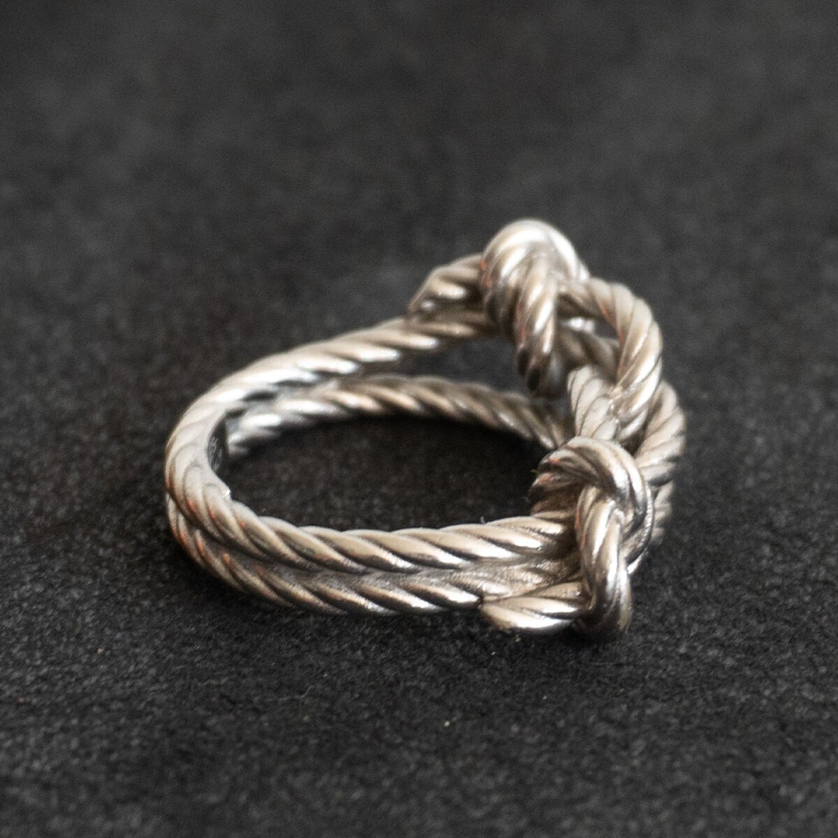 最高級】 HERMES 【コルダージュ ロープ リング】 60 エルメス