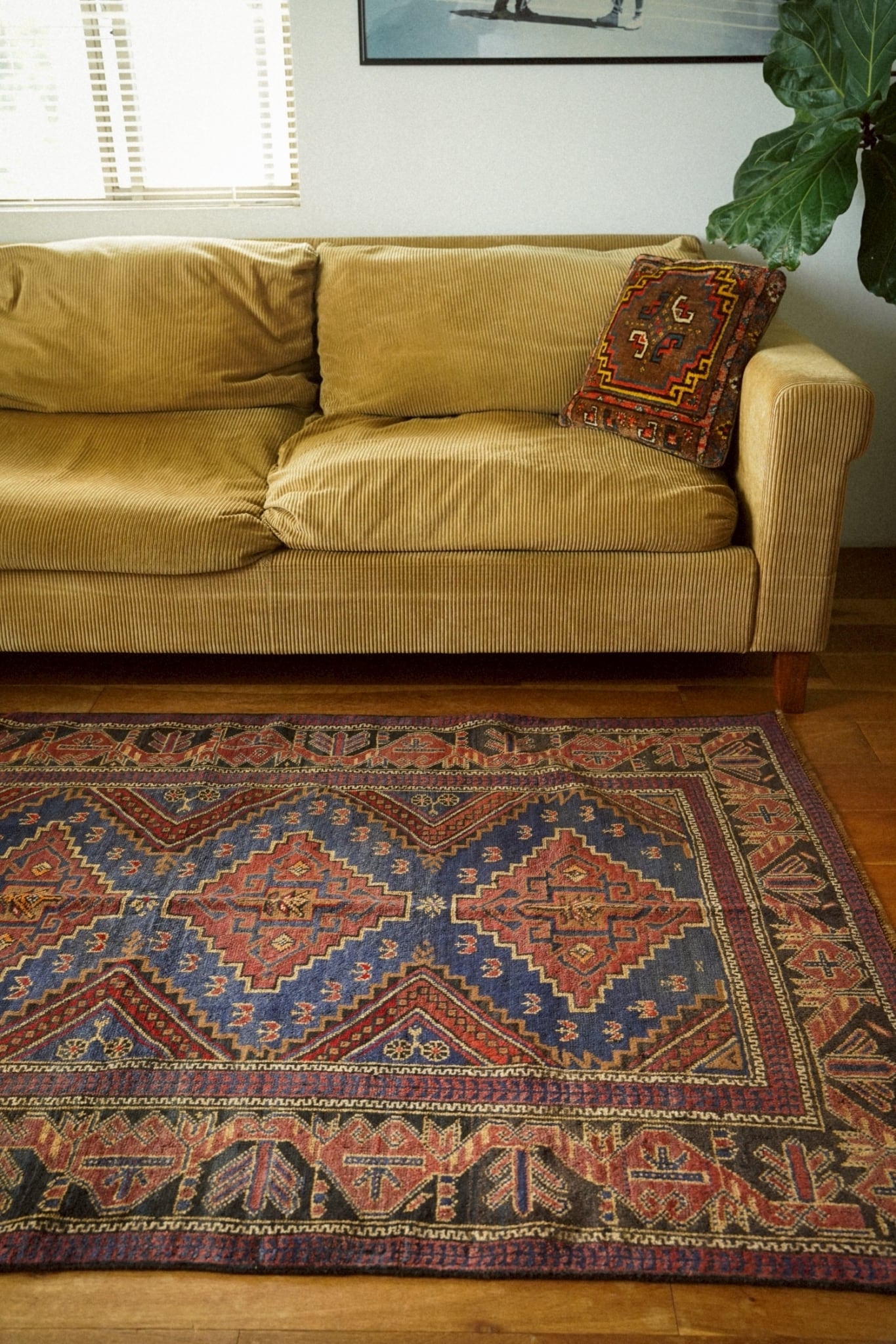 2065-Vintage Taimani rug | 手織りのヴィンテージラグ専門店 | Bahr