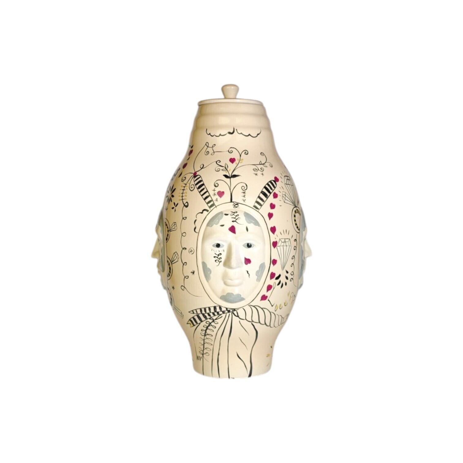 陶器(壺) 赤褐色の斑点模様の陶器壺公式通販 陶器(壺) 赤褐色の斑点模様の陶器壺公式通販