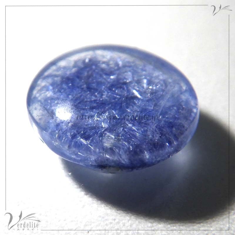 デュモルチェライト☆ デュモルチェライト・イン・クォーツ 1.76ct Z089 | Verdelite（ベルデ