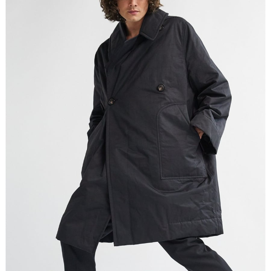 Rick Owens DRELLA PARKA BLACK | AYIN