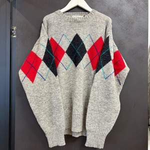 古着 アーガイルセーター
