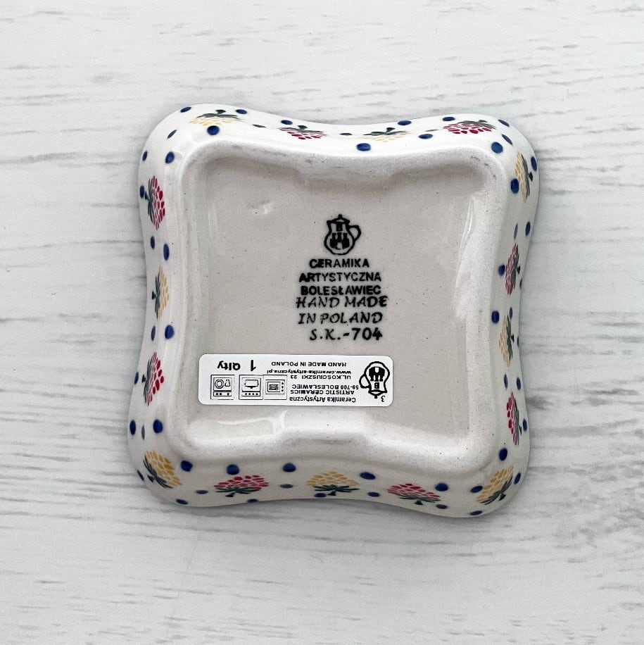 ポーランド食器 11cmスクエアボウル 小鉢 ツェラミカ アルティスティ