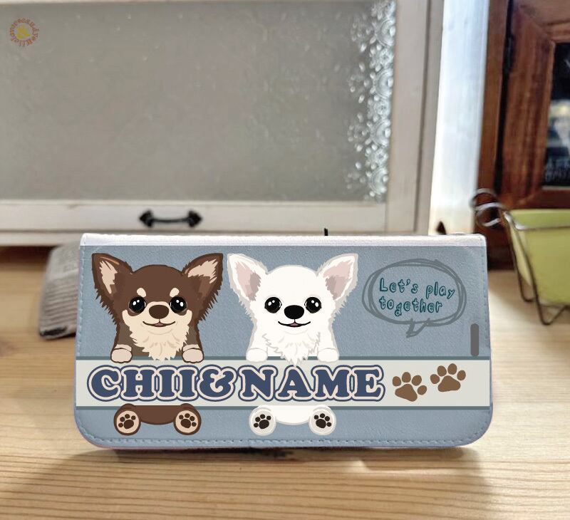 名入れ オーダーメイド うちの子アレンジOK 選べる犬種わんこの iphone