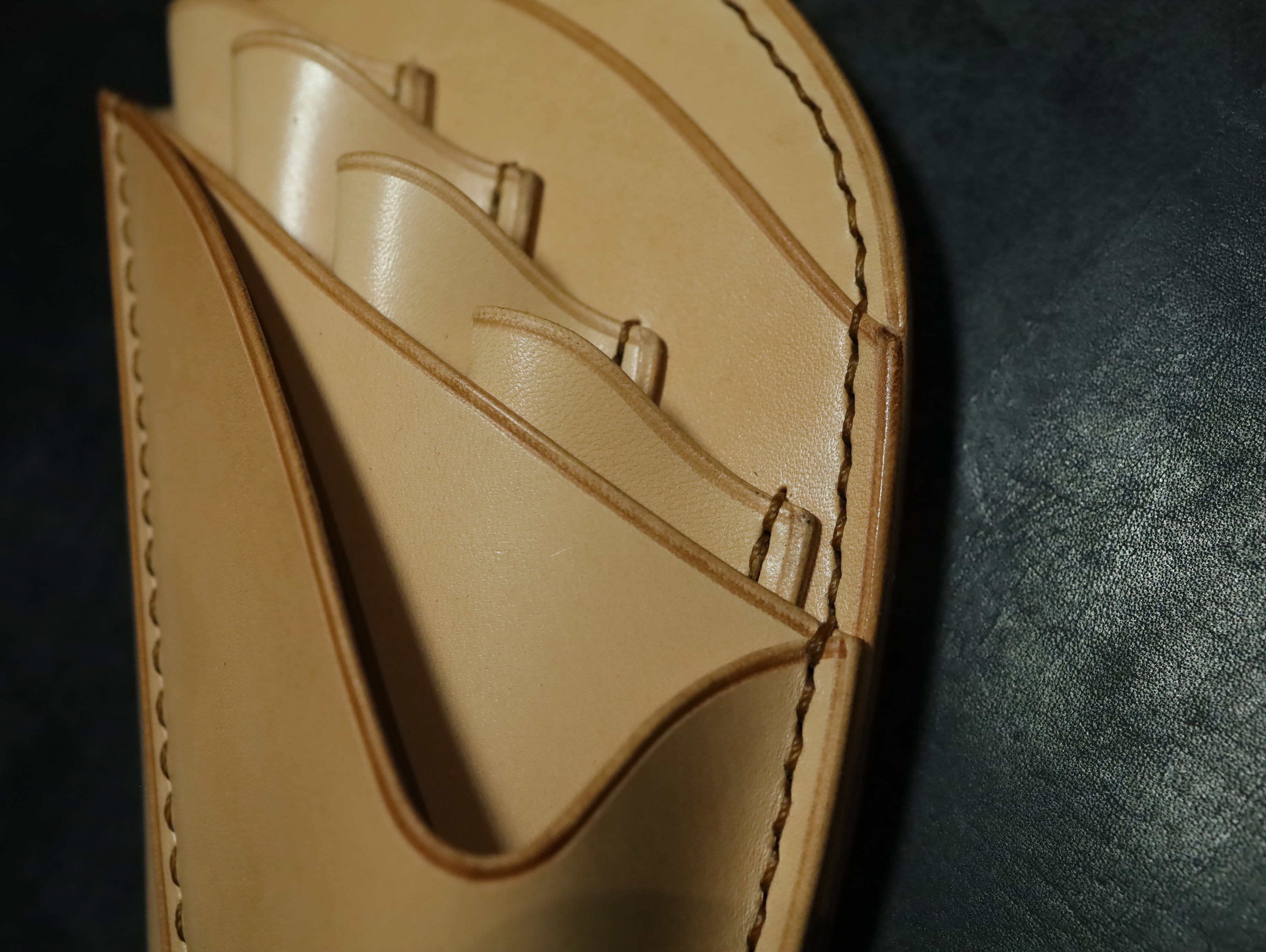 生成り】本革高級シザーケース | Haruleather