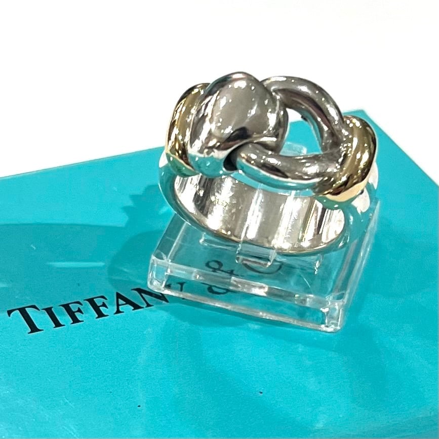 TIFFANY & Co.】【14号】ティファニー ワイド ノット リング／SV925