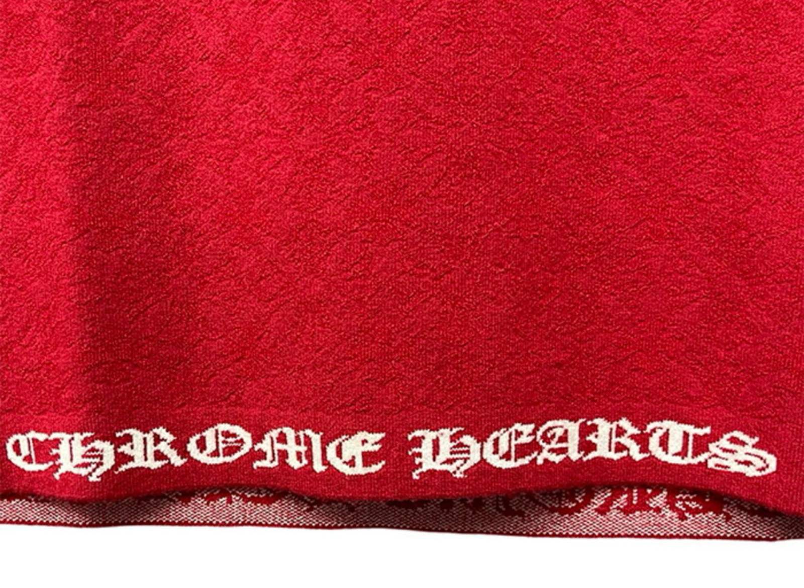 CHROME HEARTS クロムハーツ Y NOT V-neck Rayon Polo Shirt