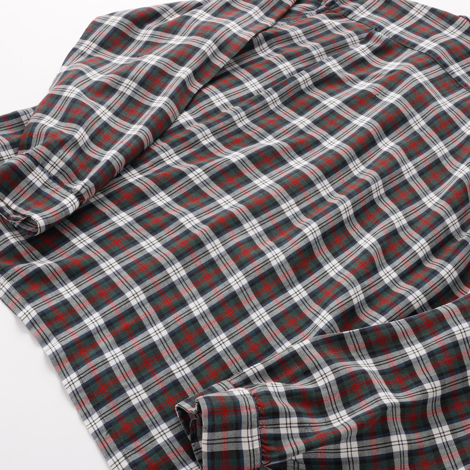 極美品】50s special Vintage rayon open collar check shirt mint