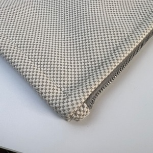 【最終処分SALE】HERMES エルメス   キャンバス ポーチ ホワイト A-8457