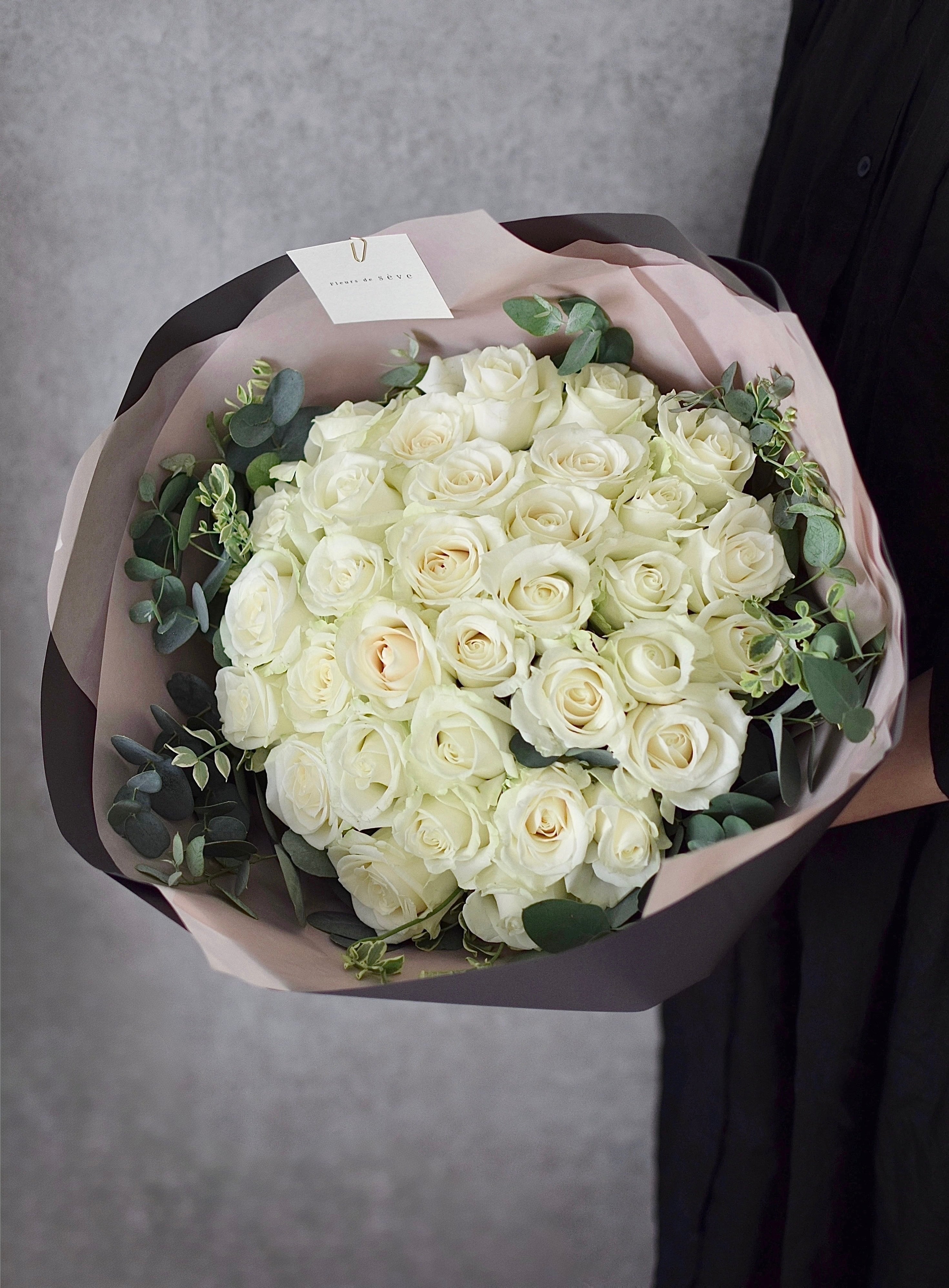 色が選べる33本のバラの花束｜プロポーズ | Fleurs de sève