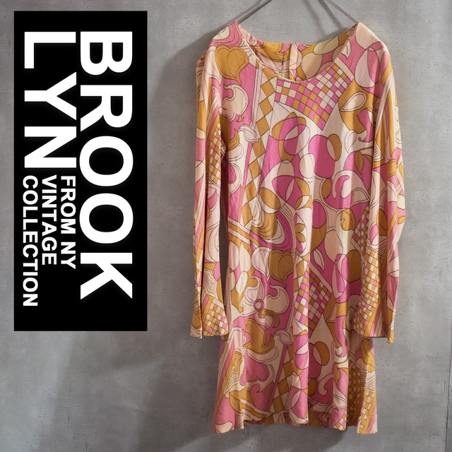 NY直輸入【USED】1970's vintage textile tops