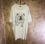 90's Bull-Dog 両面 print tee