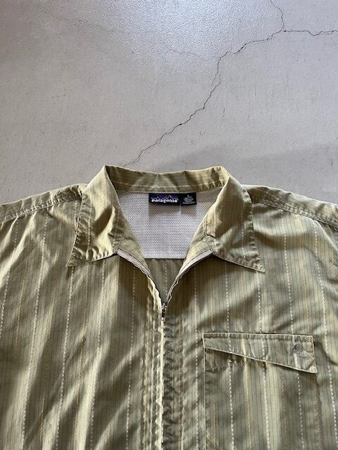 ライトオリーブL：patagonia パタゴニア リズム ストライプ