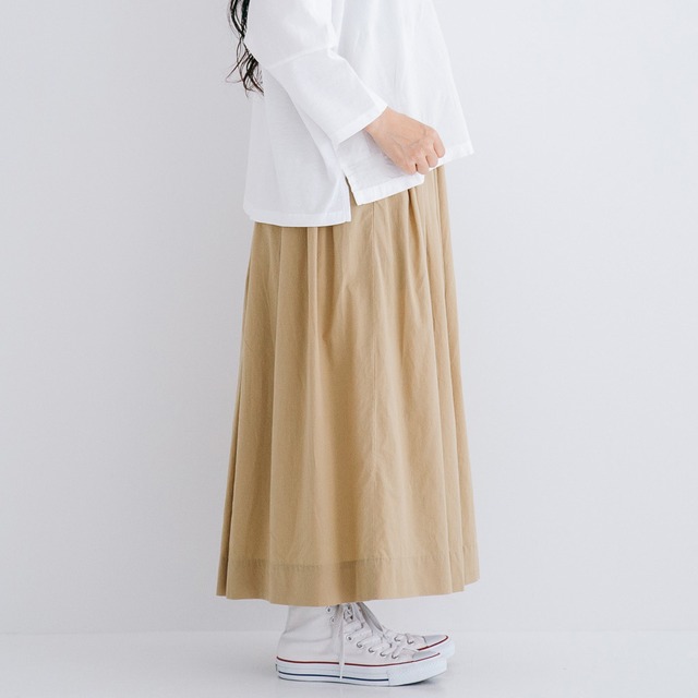 プリット prit ソフトツイルタックスカート(P71217)全2色