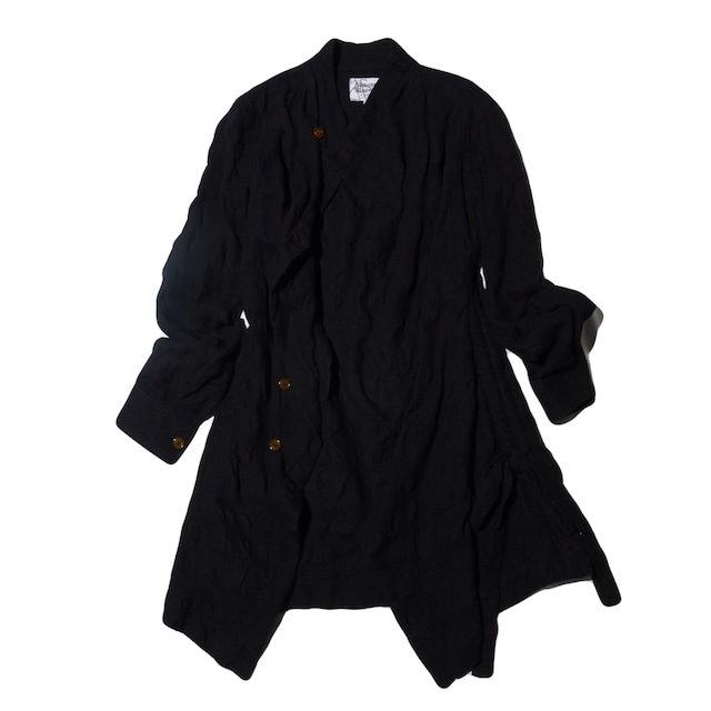 vivienne westwood man   side flip  wool long shirt