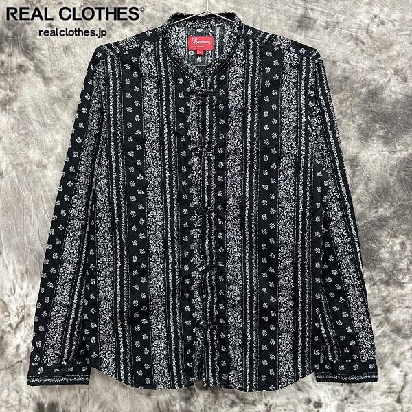 Supreme/シュプリーム【16SS】Toggle Band Coller Shirt /ペイズリー