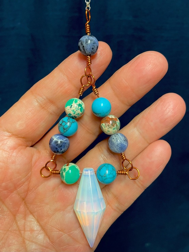 6) セドナ・ボルテックス「トライアングル・アートペンデュラム」ハンドメイド