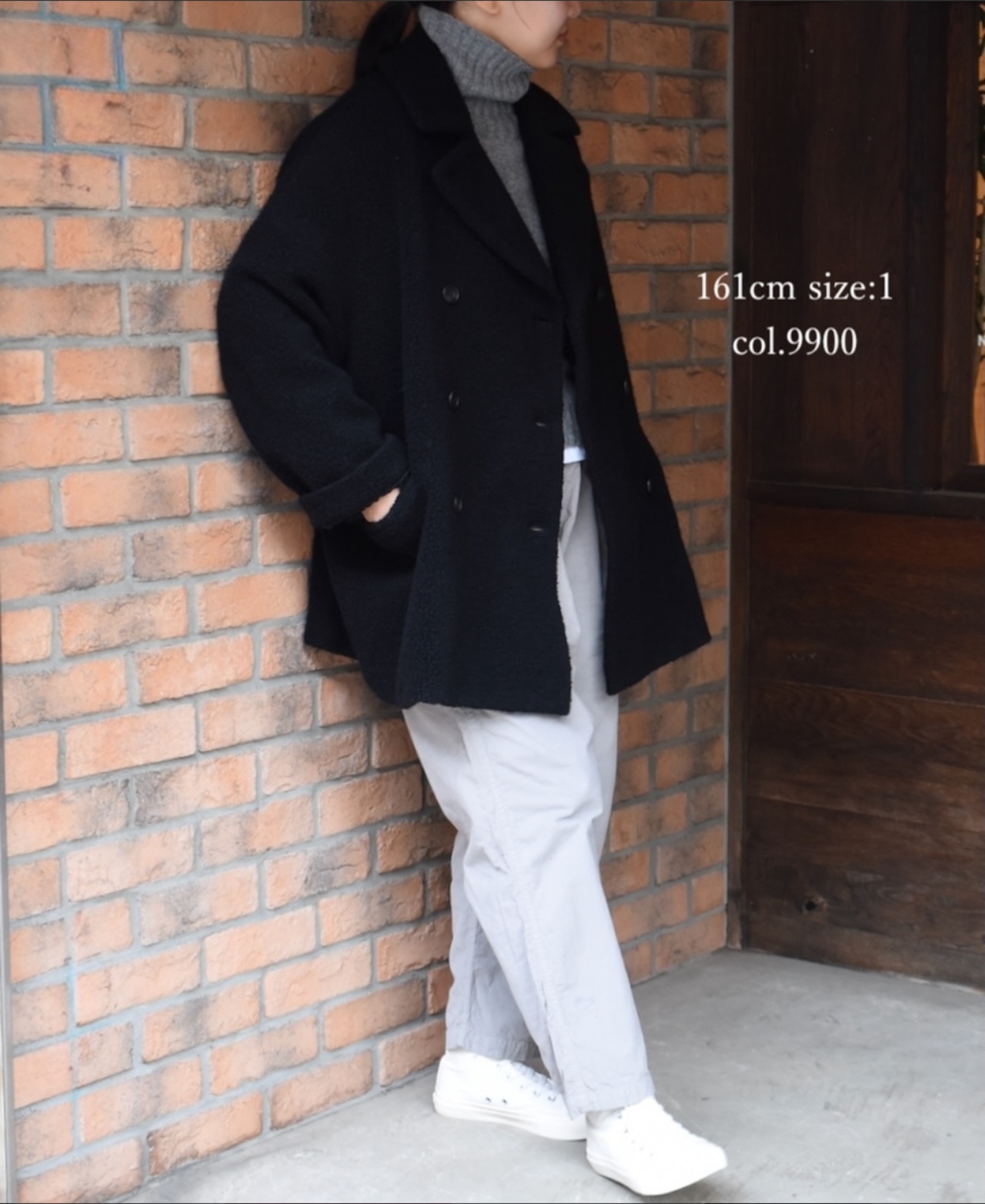 maison de soil(メゾンドソイル) ボアウール 軽量コート RECYCLE BOA WOOL DOUBLE OVER COAT
