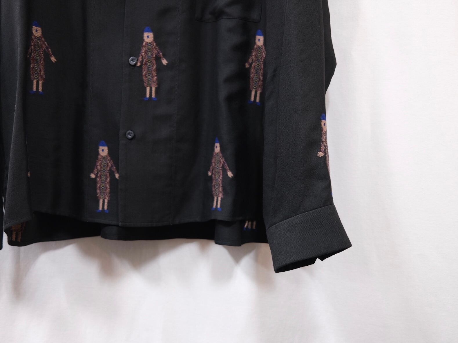 Ka na ta”classic human shirt blue” | Lapel online store