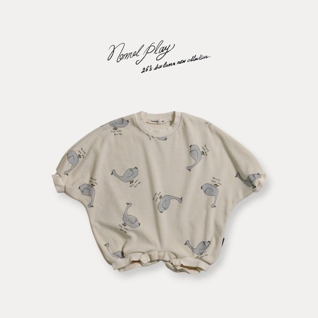【予約/送料無料】normalplay / Terry Duck_Bebe Suit
