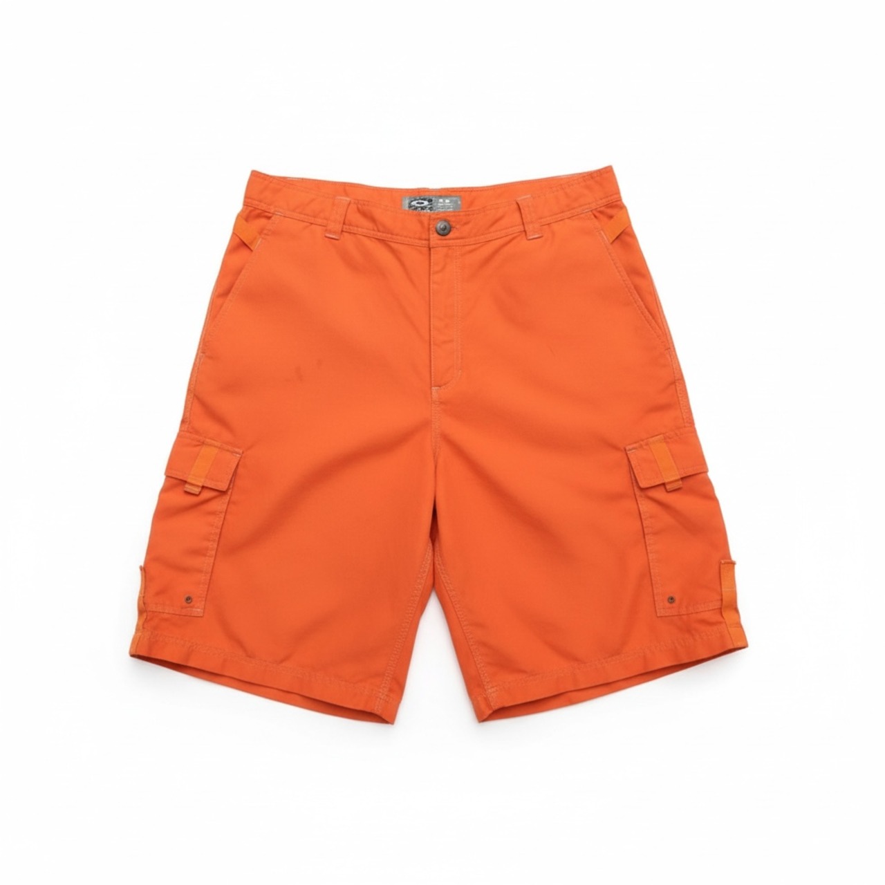 OAKLEY SOFTWARE Orange Polyester Cargo Shorts