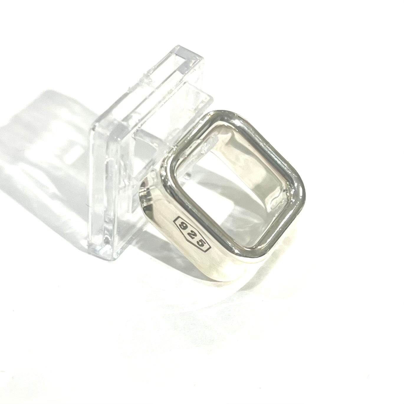 TIFFANY&CO.】【約4-5号 】2476 希少1837 スクエアリング／シルバー925