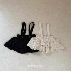 2512 suspenders skirt / MIMI MARKET