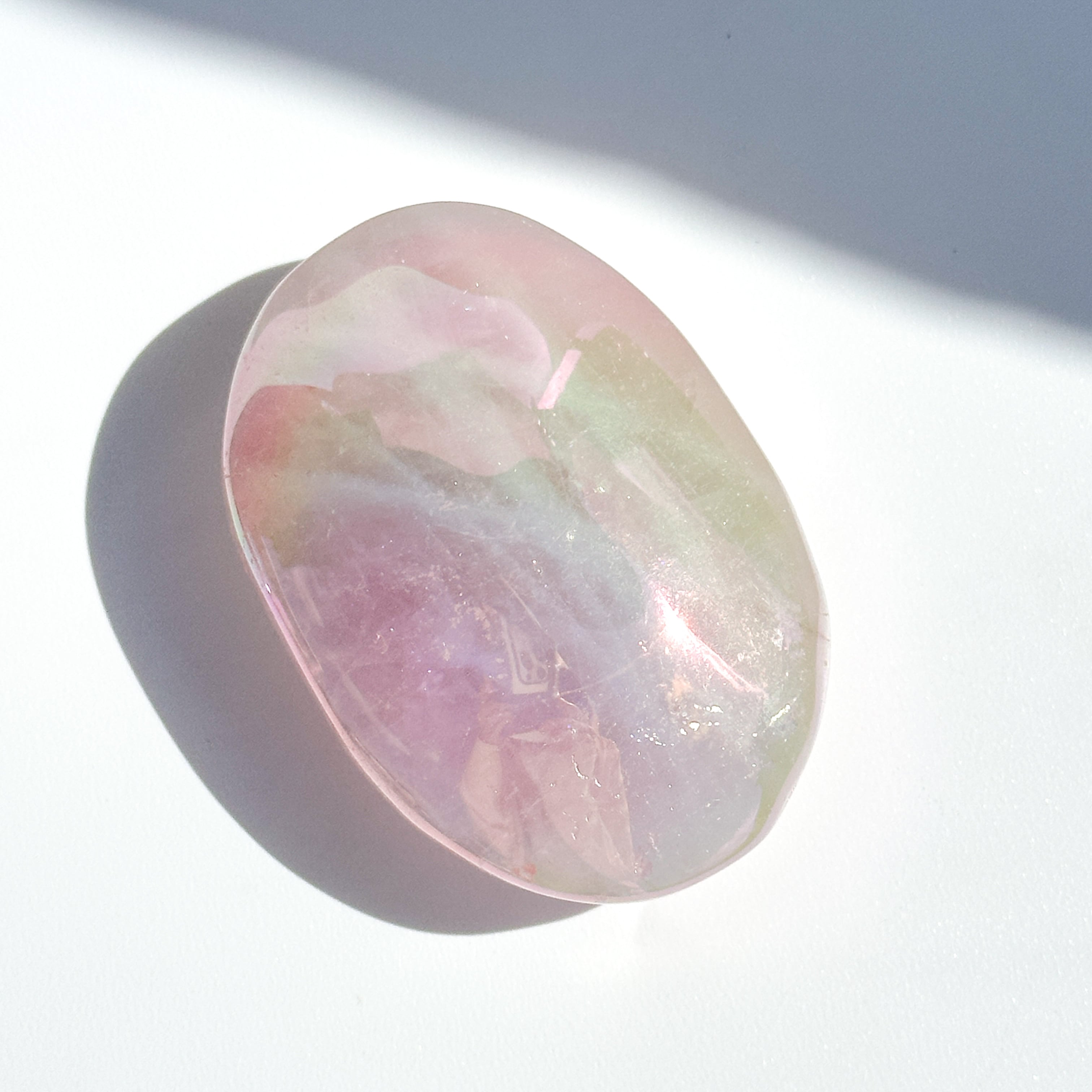 エンジェルオーラローズクォーツ パーム04✧ Angel Aura Rose Quartz