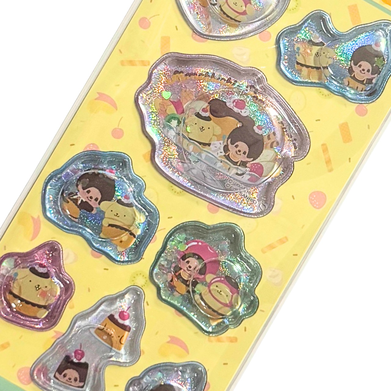 ウォーターシール　モンチッチ×ポムポムプリン　なかよし - 2