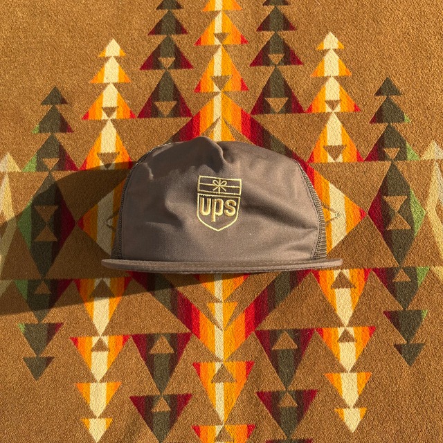 1970's Deadstock "K-Products" Mesh Trucker Hat /Yellow/ Chesterton