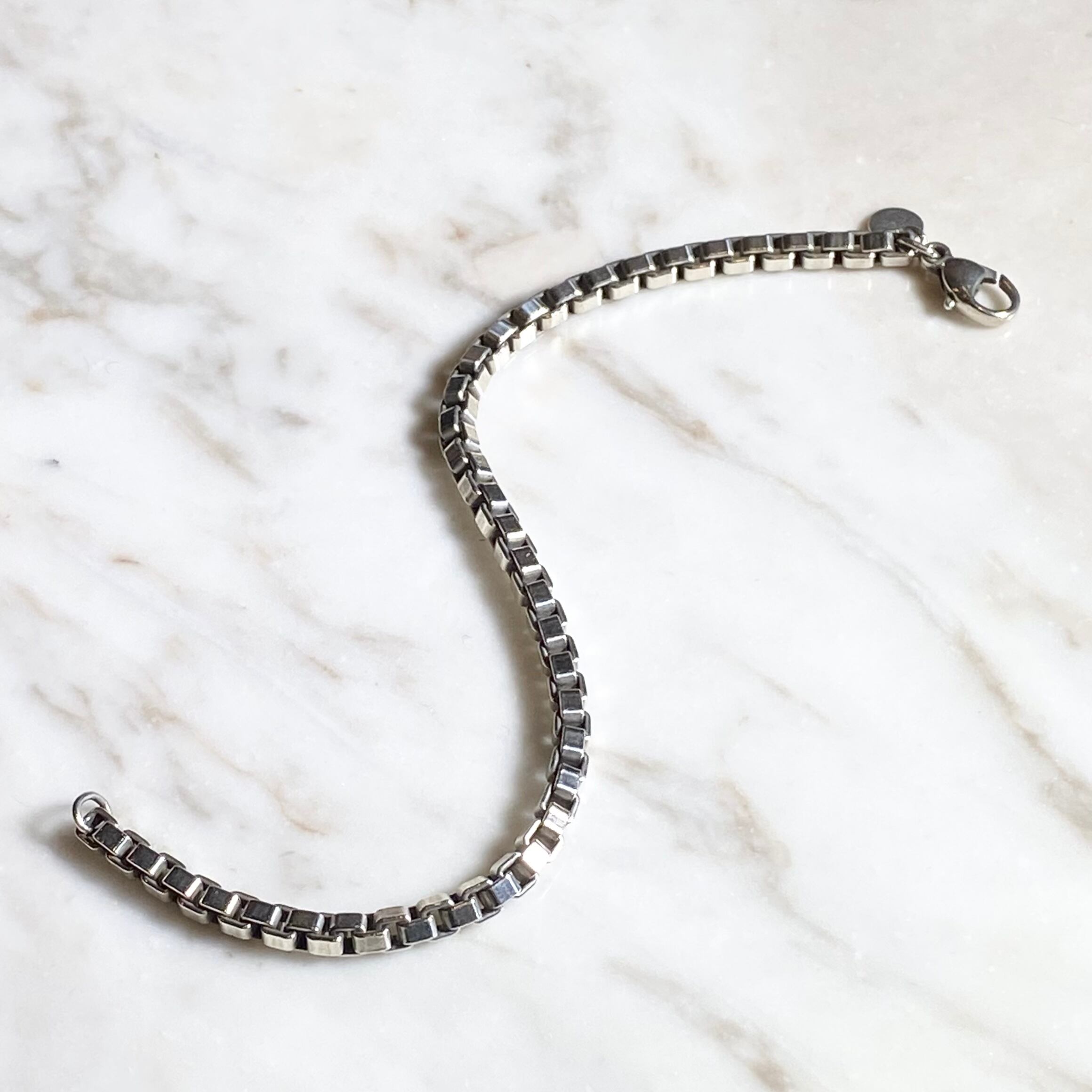 vintage TIFFANY silver venetian chain bracelet (2) | NOIR ONLINE