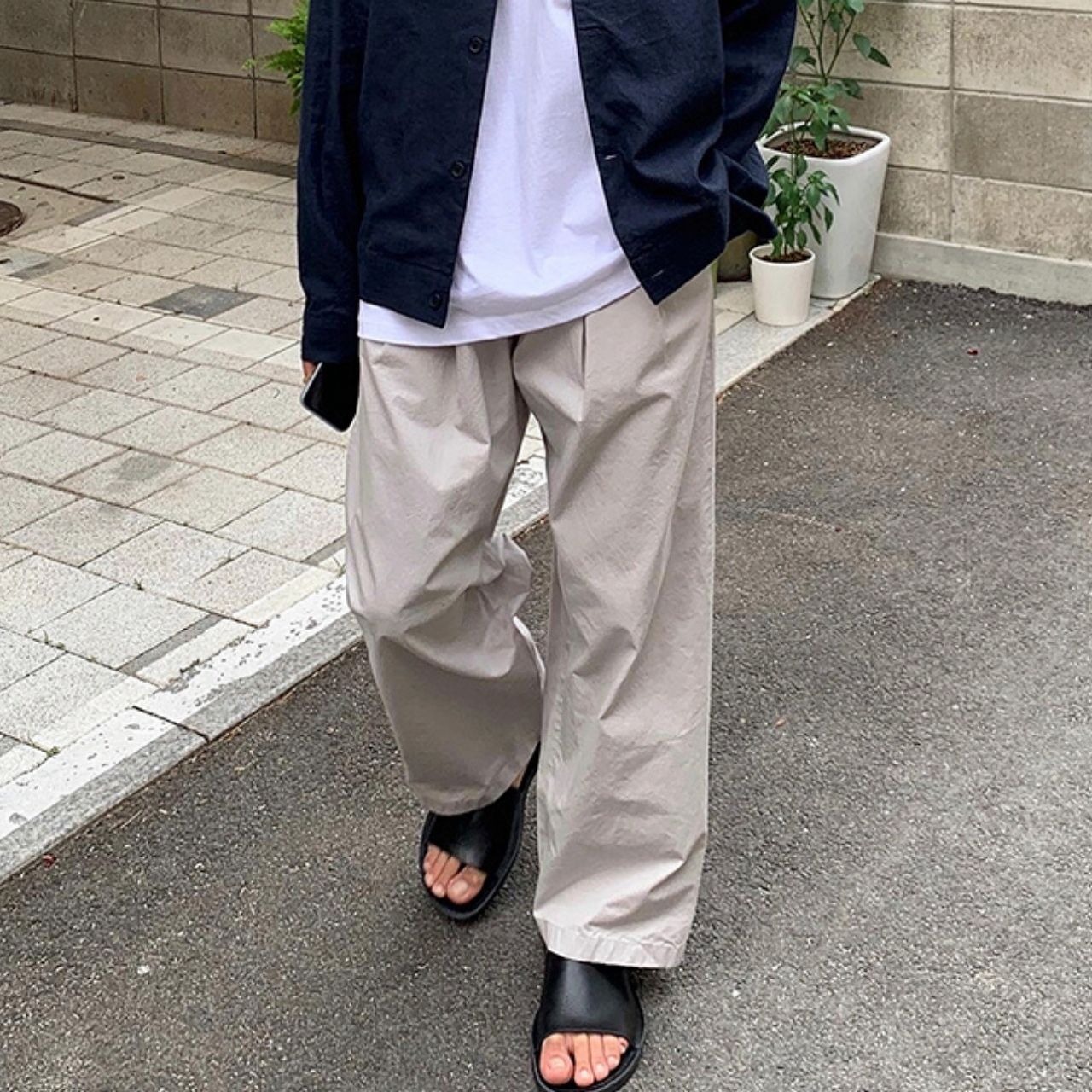 ドレープワイドレッグパンツ　MT0080447