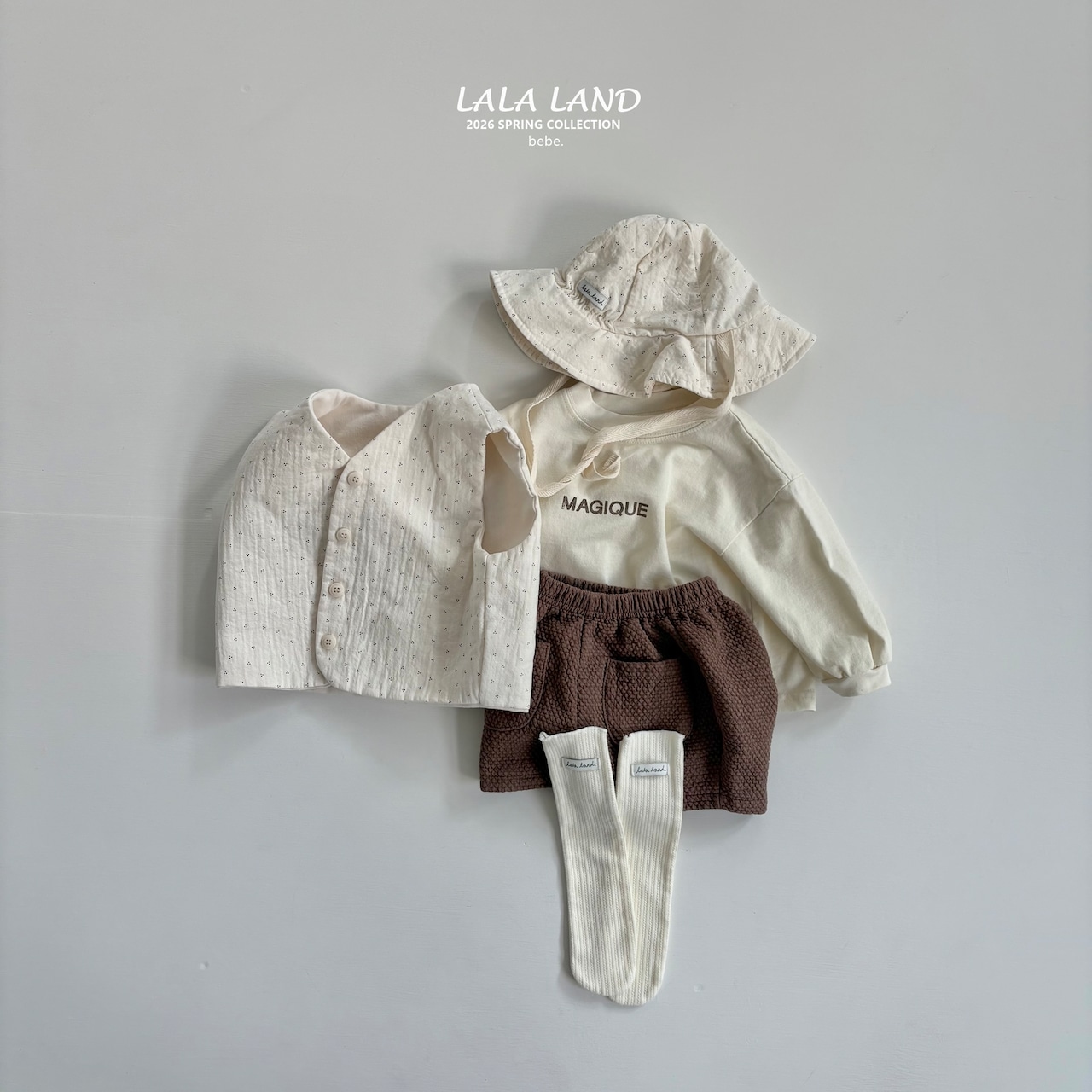 LALALAND 26/SS (Baby)Bien quilted vest