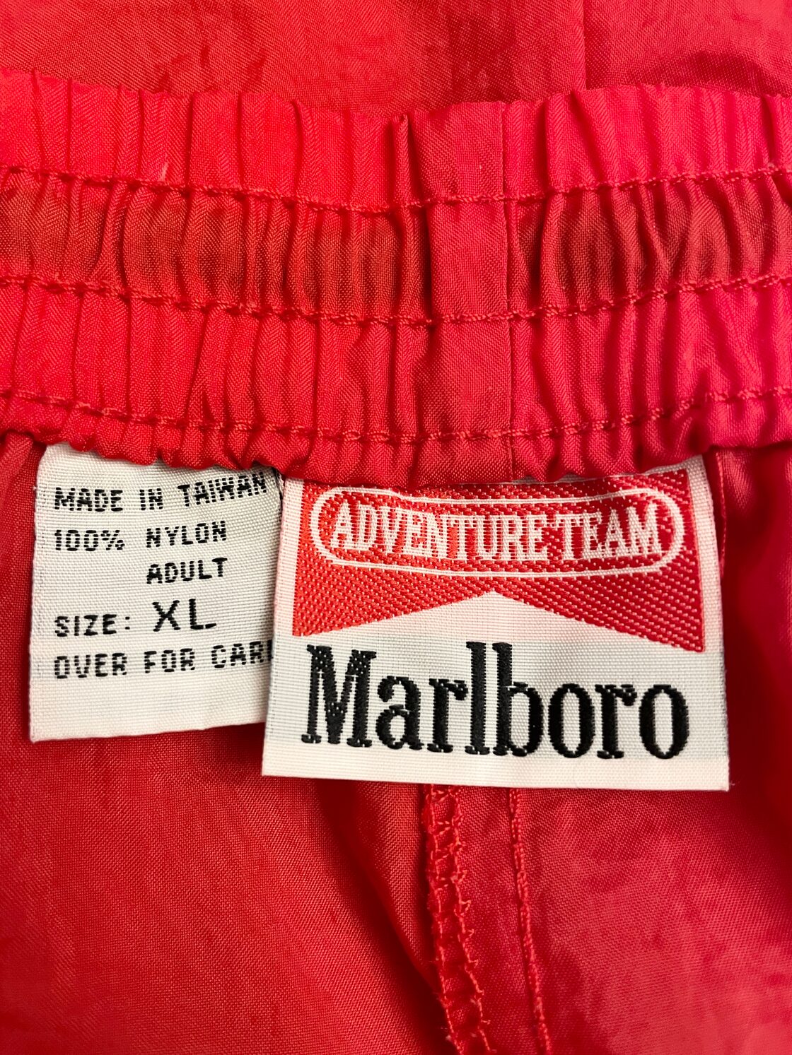 90s Marlboro マルボロ ナイロン イージー パンツ XL レッド | Pay ID