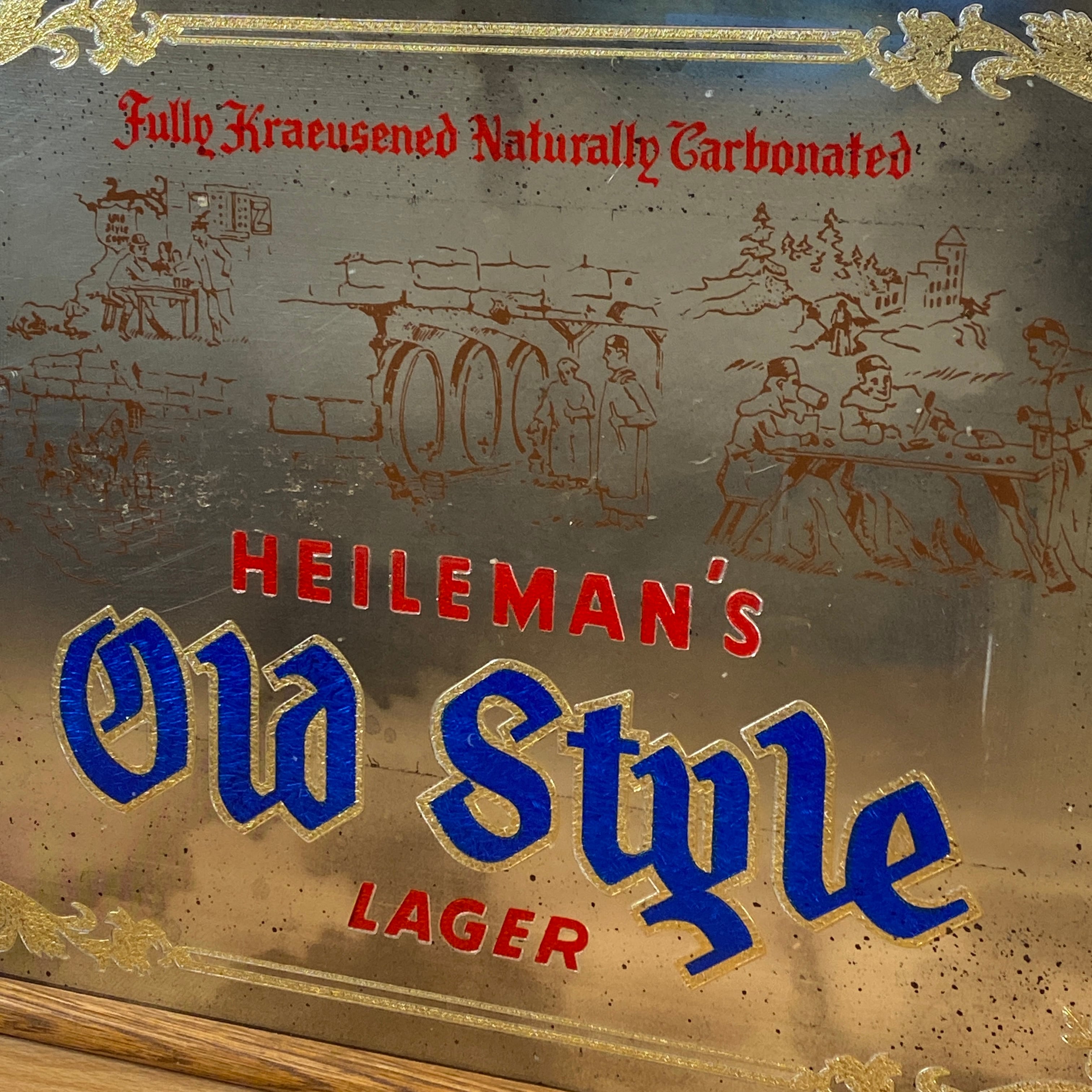 OLD STYLE BEER パブミラー オールドスタイル ビンテージ 鏡 1115 OLD STYLE BEER パブミラー オールドスタイル ビンテージ 鏡