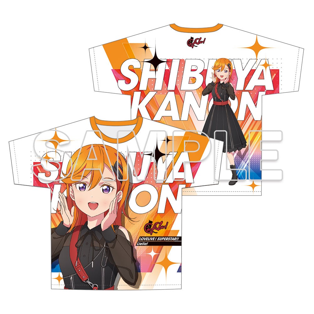 ラブライブ！スーパースター！！フルグラフィックTシャツ Ver.心・技