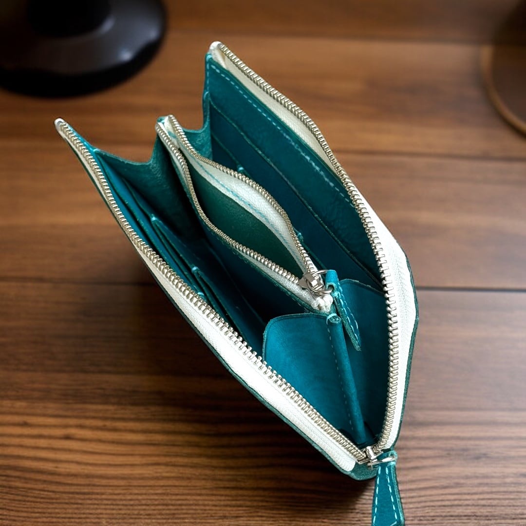 受注生産】 L字ファスナーロングウォレット たつのレザー 国産