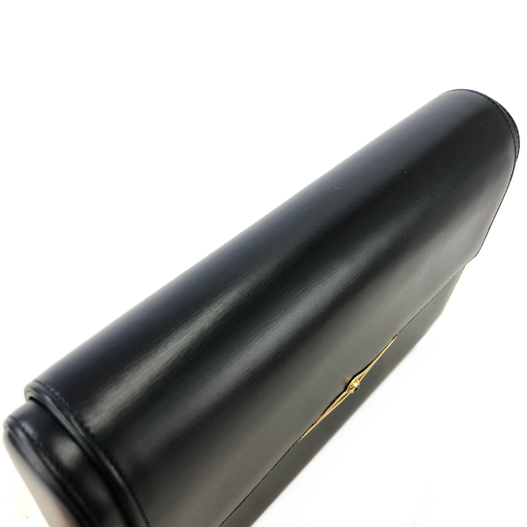 Cartier カルティエ サファイアライン ストーン レザー クラッチ