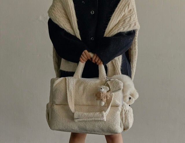 最新作3wayペットバッグ(CREAM)