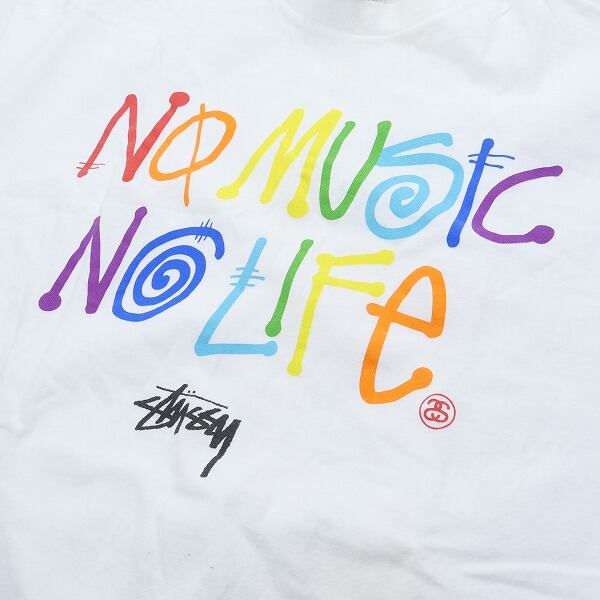 STUSSY ステューシー ×Tower Records タワーレコード NO MUSIC NO LIFE