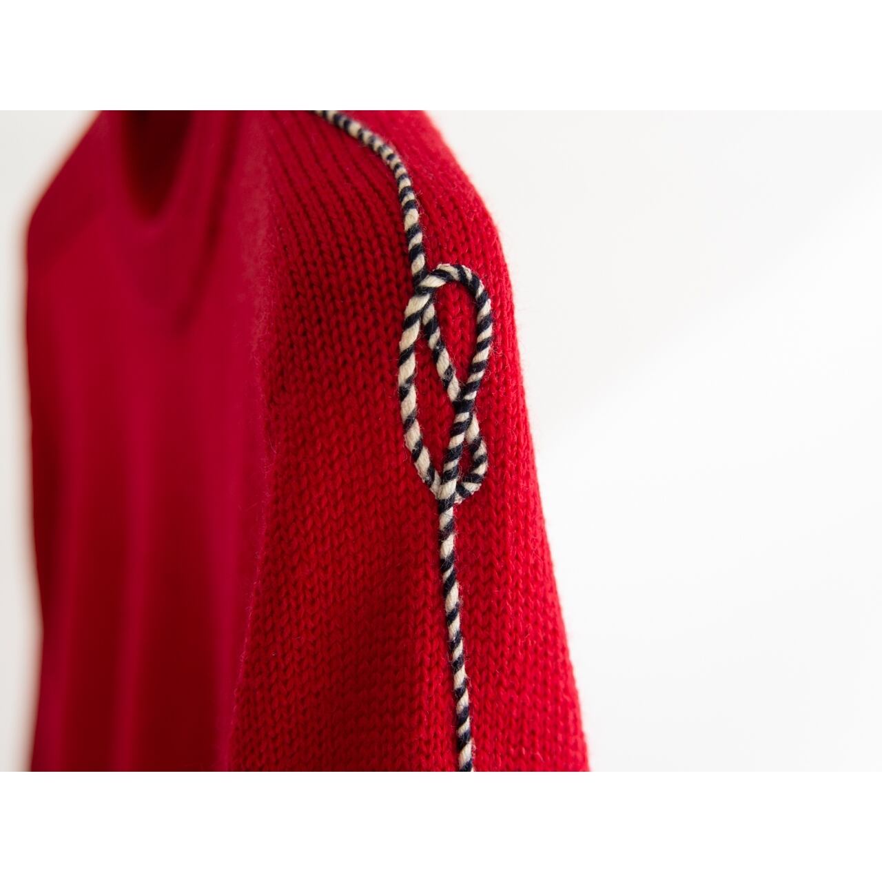 【ANDRE GHEKIERE】Wool Crew Neck Sweater(アンドレゲキエール クルーネックウールセーター ニットプルオーバー)