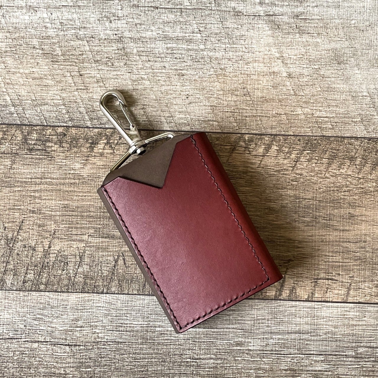 スマートキー2つ収納》スマートキーケース（グレージュ