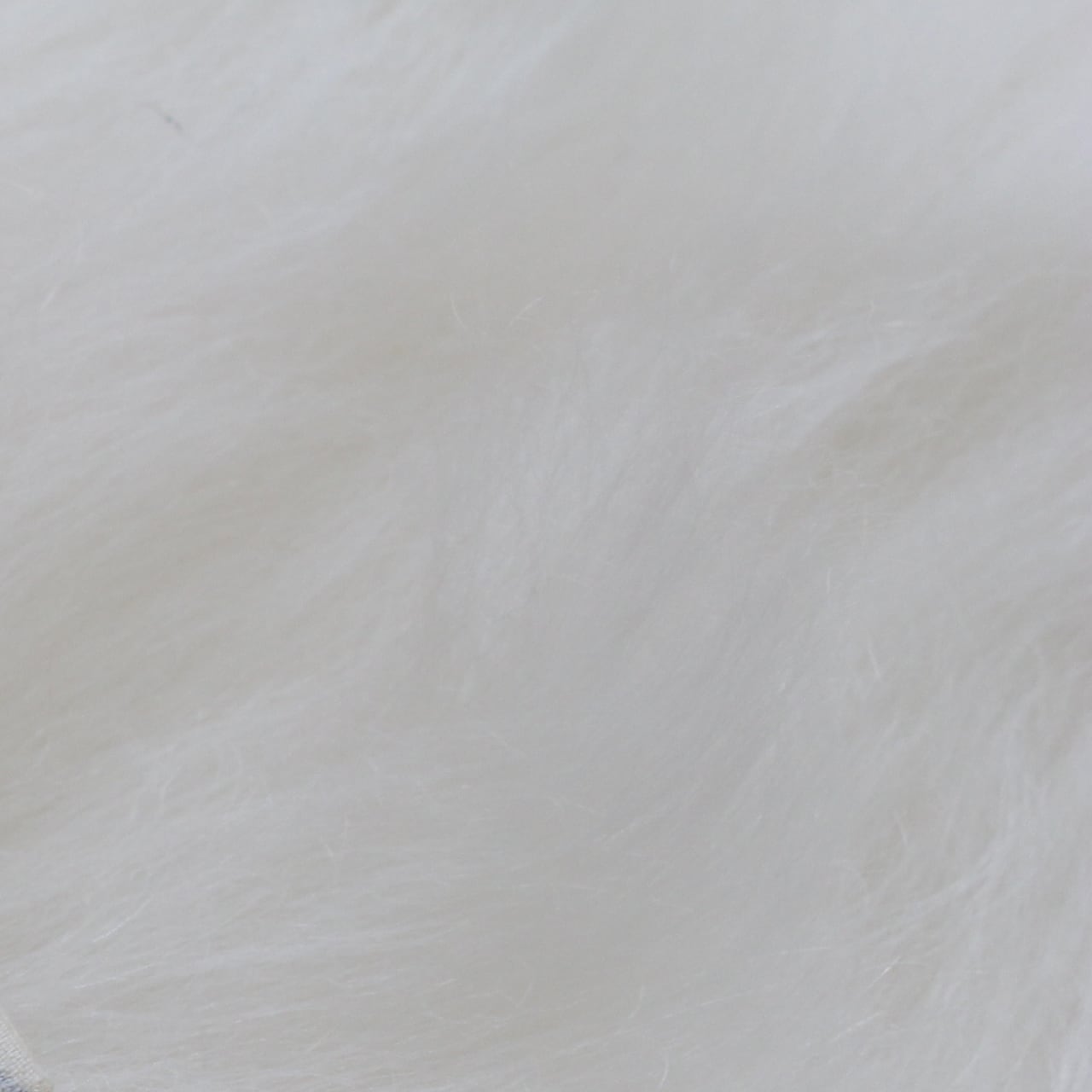 モヘア】超ロング白 1/4ヤード long mohair （Steiff Schulte