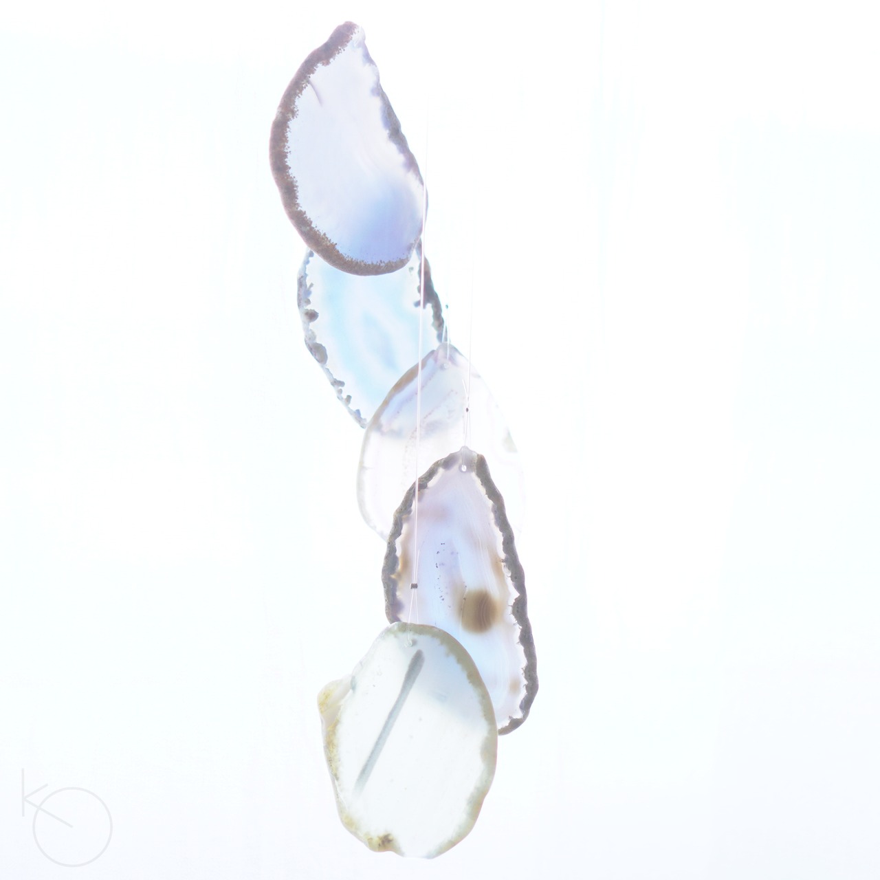 Translucent Morning - アゲートヒーリングチャイム / Agate Sun Catcher Wind Chime 033