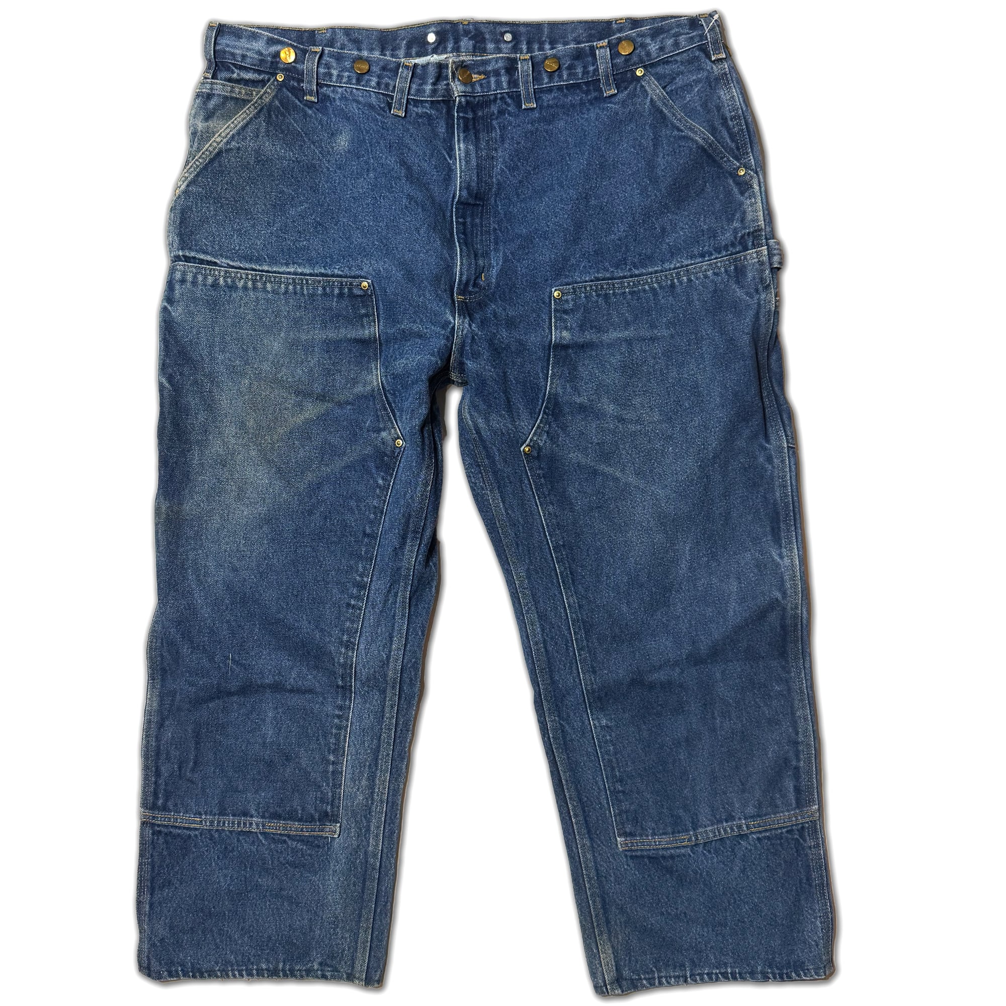 2000's メキシコ carhartt カーハート ダブルニー デニムペインター