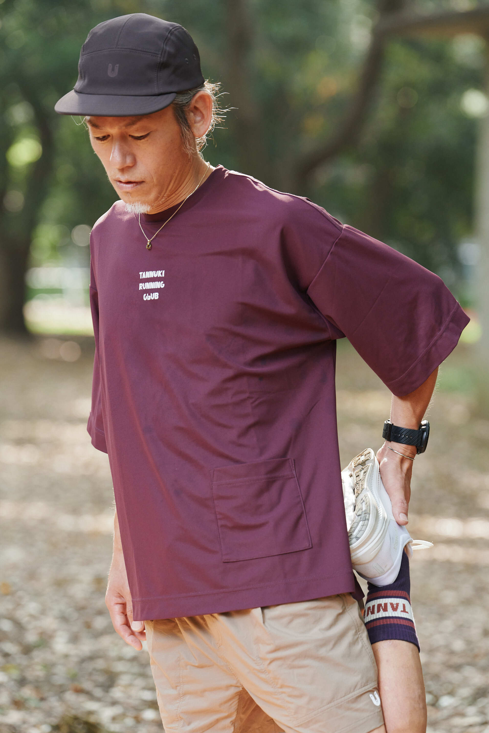 Micro Pique BigT : Color Brown | TANNUKI Running Wear Shop